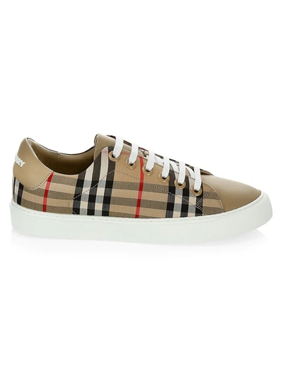 BURBERRY WOMEN'S ALBRIDGE VINTAGE CHECK SNEAKERS,400010919584