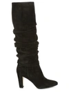 MANOLO BLAHNIK SHUSHANHI SLOUCH SUEDE BOOTS,400011039586