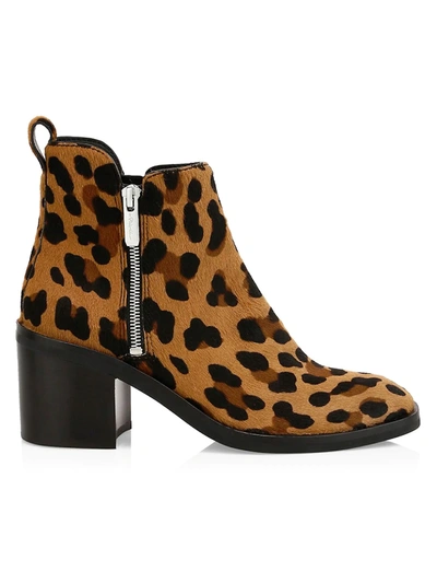 3.1 Phillip Lim / フィリップ リム Alexa Leopard-print Calf Hair Leather Ankle Boots