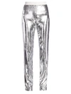 HELMUT LANG METALLIC VELVET STRAIGHT-LEG PANTS,400011253947