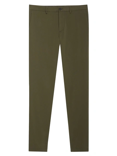 Theory Men's Neoteric Zaine Slim-fit Trousers In Kombu Green