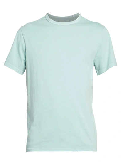 Officine Generale Slim-fit Pigment-dyed Cotton-jersey T-shirt In Blue