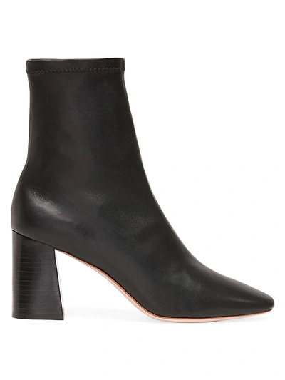 Loeffler Randall Elise Napa 75mm Slim Ankle Booties In Black