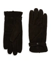 BARBOUR LEATHER GLOVES,400095607661