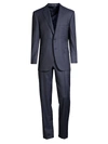 CANALI MEN'S CLASSIC-FIT WORSTED WOOL SUIT,0400010795025