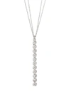 RENEE LEWIS 18K WHITE GOLD & DIAMOND LINEAR PENDANT NECKLACE,400011246911