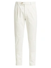 Brunello Cucinelli Leisure Fit Trousers In Off White