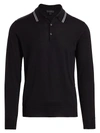SAKS FIFTH AVENUE MEN'S COLLECTION CHARLOTTE WOOL BLEND POLO,0400011040937