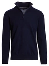 SAKS FIFTH AVENUE COLLECTION QUARTER-ZIP CASHMERE SWEATER,400011041365