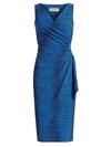 CHIARA BONI LA PETITE ROBE CHARISSE LEOPARD-PRINT WRAPPED SHEATH DRESS,400011433235