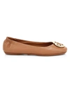 Tory Burch Women's Claire Ballet Flats In Royal Tan