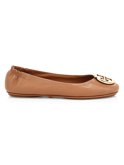 Tory Burch Women's Claire Ballet Flats In Royal Tan