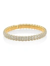 ZYDO WOMEN'S STRETCH 18K YELLOW GOLD & DIAMOND BRACELET,0400010748210