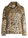 Apparis Lauren Leopard-print Faux Fur Jacket In Small Leopard
