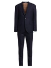 BRUNELLO CUCINELLI WOOL & CASHMERE BOLD STRIPE SUIT,400011179289