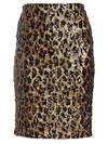 ALICE AND OLIVIA WOMEN'S RAMOS SEQUIN PENCIL SKIRT,0400011628129