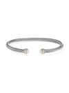 DAVID YURMAN WOMEN'S CABLE CLASSIC BRACELET WITH PEARL & 18K YELLOW GOLD,400010838636