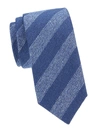 CHARVET MEN'S DIAGONAL STRIPE SILK & WOOL TIE,0400011140576