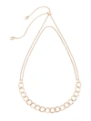 Pomellato Brera Diamond & 18k Rose Gold Chain Choker Necklace