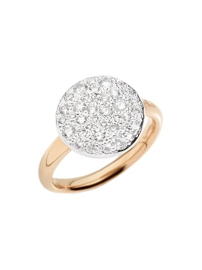 Pomellato Sabbia Diamond & 18k Rose Gold Ring