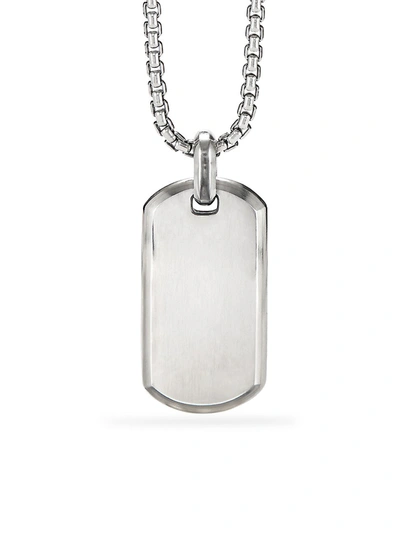 David Yurman The Streamline Collection Sterling Silver Tag Enhancer Pendant