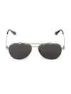 OLIVER PEOPLES RIKSON 56MM AVIATOR SUNGLASSES,400011603285