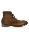 OFFICINE CREATIVE MEN'S EMORY SUEDE LACE-UP BOOTS,0400011473233