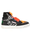 OFF-WHITE MEN'S OFF-COURT PRINT SNEAKERS,0400011313578