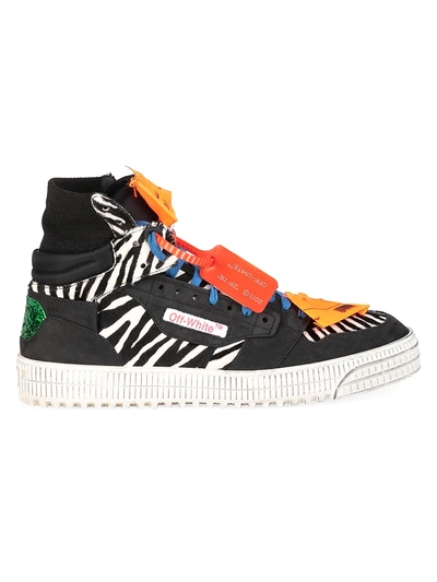 Off-white Men's Off-court Print Sneakers In Black Multi