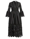 Erdem Women's Irmina Mikado Lace Dress In Black