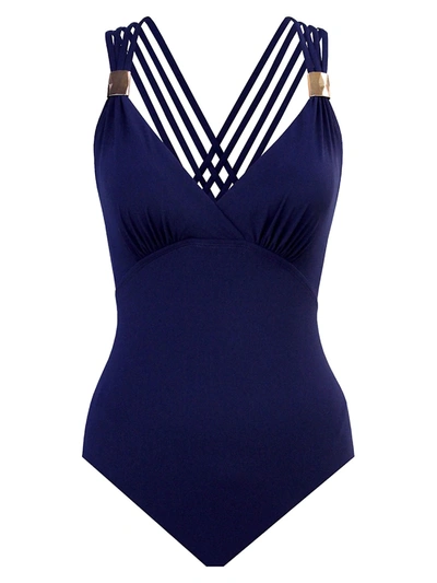 Amoressa By Miraclesuit Zenith Horizon One-piece Swimsuit In New Moon