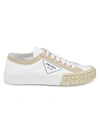 PRADA COLORBLOCK CANVAS SNEAKERS,400011746901