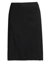Misook Petite Straight Knee-length Skirt In Black