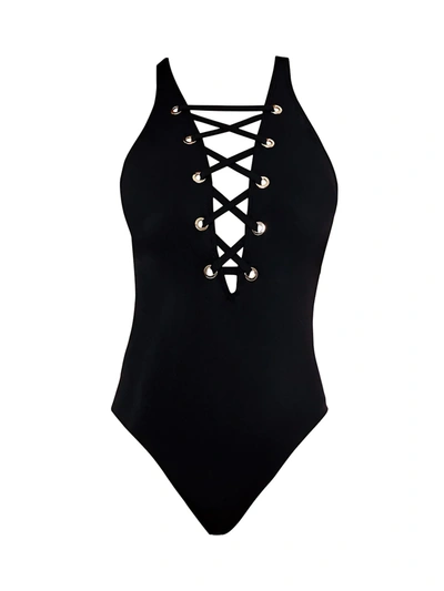 Amoressa By Miraclesuit One-piece Steller Stevie Swimsuit In Black