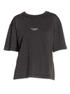 Acne Studios Stamped T-shirt In Black