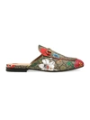 GUCCI WOMEN'S PRINCETOWN GG FLORAL SLIPPERS,0400011665858