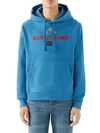 GUCCI BAND PRINT HOODED SWEATSHIRT,0400011848197