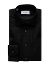 ETON MEN'S SLIM-FIT DIAGONAL WEAVE DRESS SHIRT,400011760768