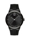 MOVADO MEN'S BOLD FUSION STAINLESS STEEL SILICONE STRAP WATCH,400011967175