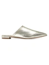 COLE HAAN WOMEN'S RAELYN STUDDED METALLIC LEATHER MULES,0400011997733