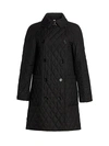 BURBERRY WOMEN'S TYTHING LONG QUILTED TRENCH COAT,0400011442502