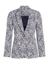 ALICE AND OLIVIA WOMEN'S MACEY FLORAL PRINT BLAZER,0400011901004