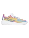 GIVENCHY WOMEN'S WING IRIDESCENT LOW-TOP SNEAKERS,0400011624394