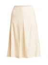 AGNONA WOOL TAILORED PLEATED SKIRT,400011919138