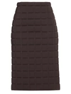 BOTTEGA VENETA WOMEN'S QUILTED TECHNICAL PENCIL SKIRT,0400011865563