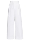 Bottega Veneta Wide Leg Pants In Optic White