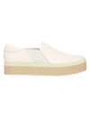 VINCE WOMEN'S WILDEN SLIP-ON LEATHER ESPADRILLE trainers,0400012060195