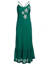 RIXO LONDON WOMEN'S ODELIA SEQUIN STAR SILK SLIP DRESS,0400011291637