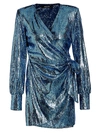 ANDAMANE CARLY SEQUIN WRAP DRESS,0400012063772