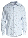 ROBERT GRAHAM MEN'S OMAKESE CLASSIC-FIT SUSHI FISH PRINT SPORT SHIRT,0400011937781